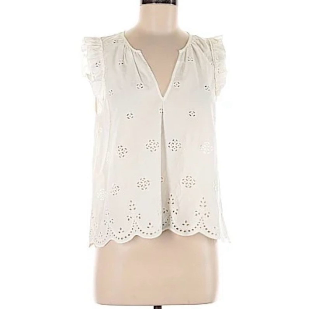 Madewell short sleeve blouse